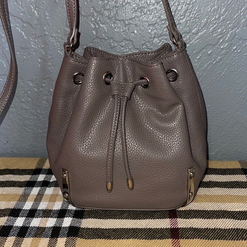 White House Black Market Crossbody Bucket Bag